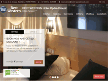 Tablet Screenshot of hotel-operadrouot.com